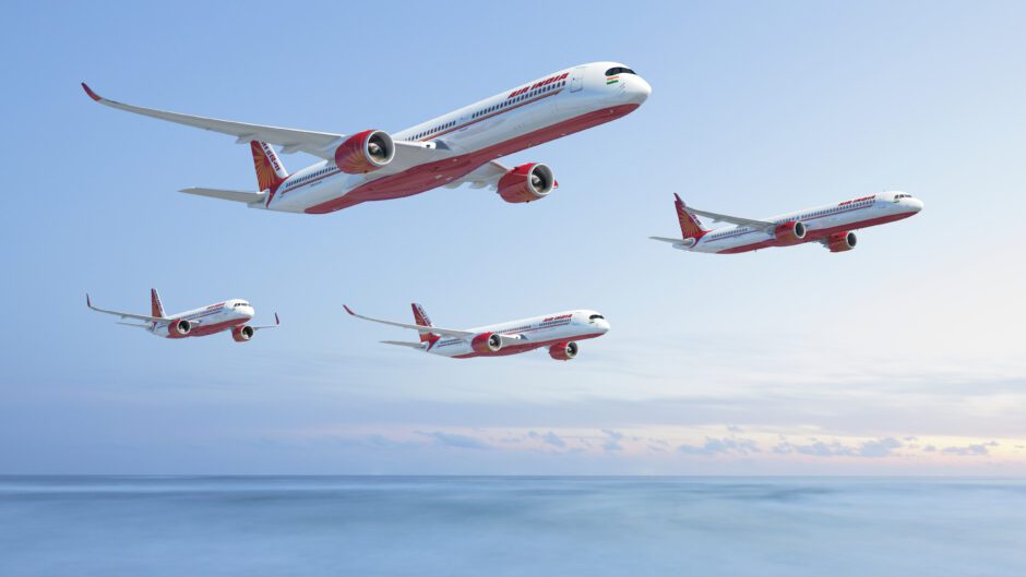 Air Indias new Airbus fleet scaled Air Indias new Airbus fleet scaled